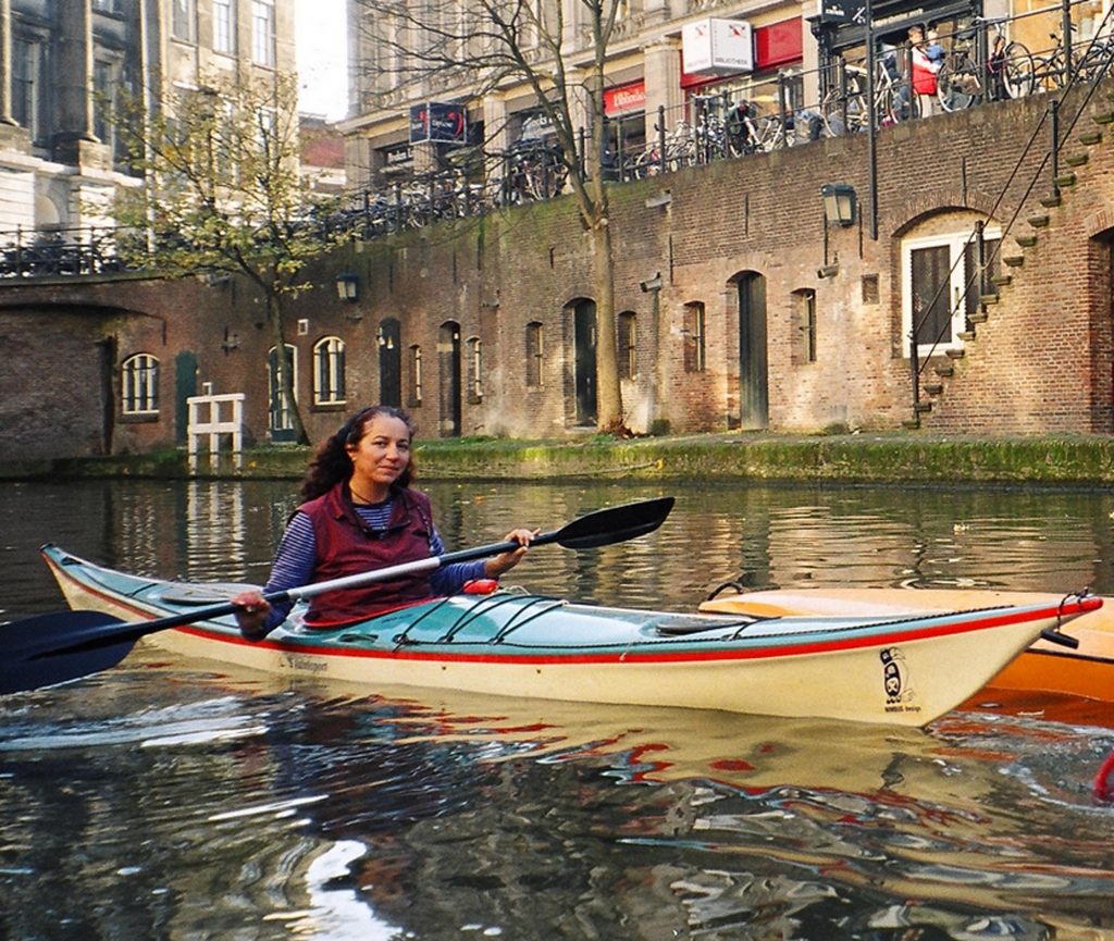 Woman Kayaking