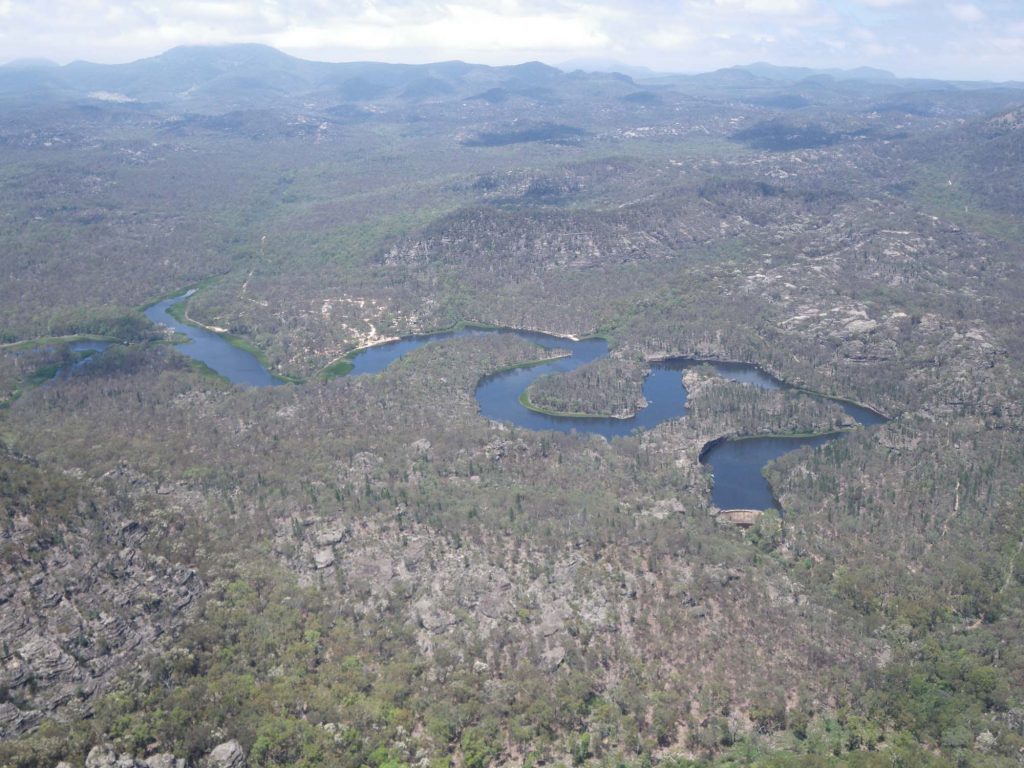 Southern Cross Kayaking - Ganguddy From the air